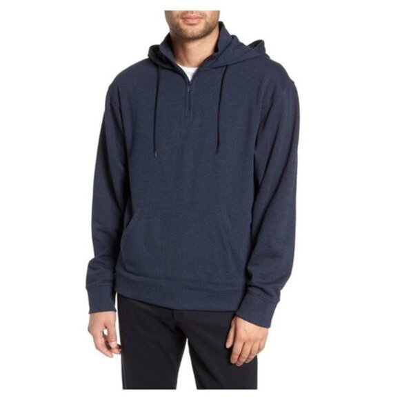 Vince Drawstring Knit Hoodie - Picture 1 of 2